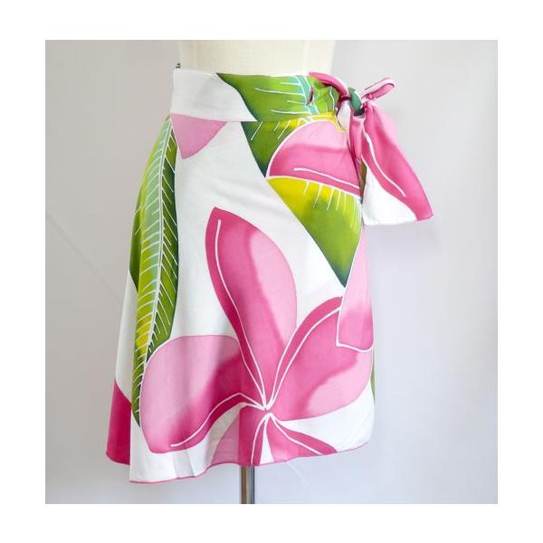 ハワイアン 巻きスカート パレオ生地 ショートパレオ 花柄 フラ ピンクティアレ パレオスカート レーヨン 水着 の上に Buyee Buyee 日本の通販商品 オークションの代理入札 代理購入