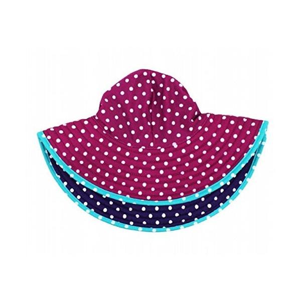 Rufflebutts ラッフルバッツ スイムハット 帽子 ベリー グレープ ポルカドット リバーシブル 3t 6 並行輸入品 Www Donabeija Pt