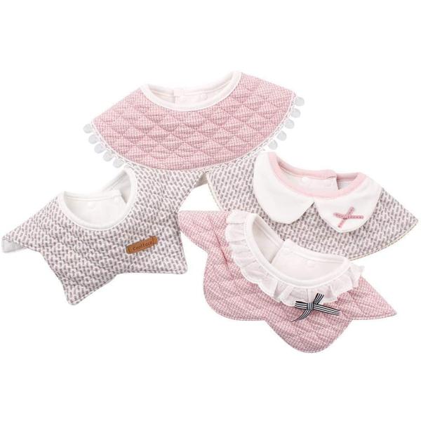 Xiaohawangベビーよだれかけ ビブ スタイ 100 純綿 360 回転 防水裏地 かわいい 前掛け 唾液タオル 女の子 男の子 0 Visiomed Co Za