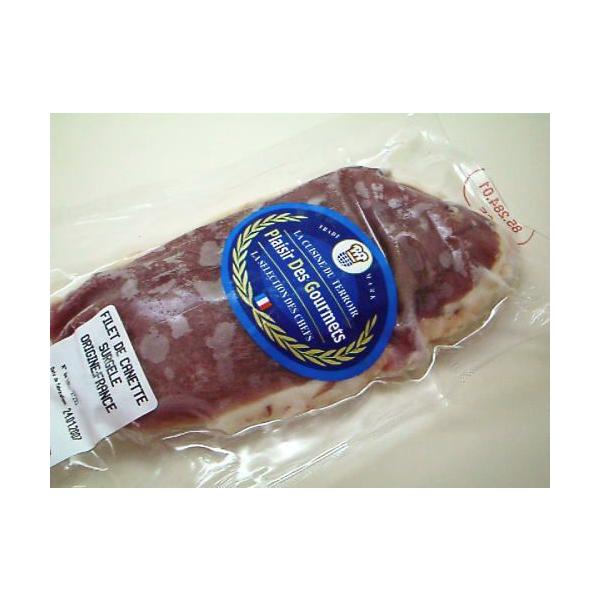 フランス バルバリー鴨 ロース肉 雌 フィレドカネット 約200g サイズｘ２枚入り 1枚が約200g 価格は400gと設定しています グラム数によって価格変更