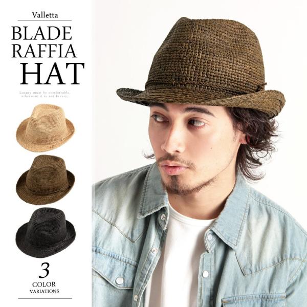 ハット 中折れ 帽子 ラフィアハット パナマハット ストローハット メンズ レディース ハット 18 秋 冬 新作 a Y621 Valletta 通販 Yahoo ショッピング