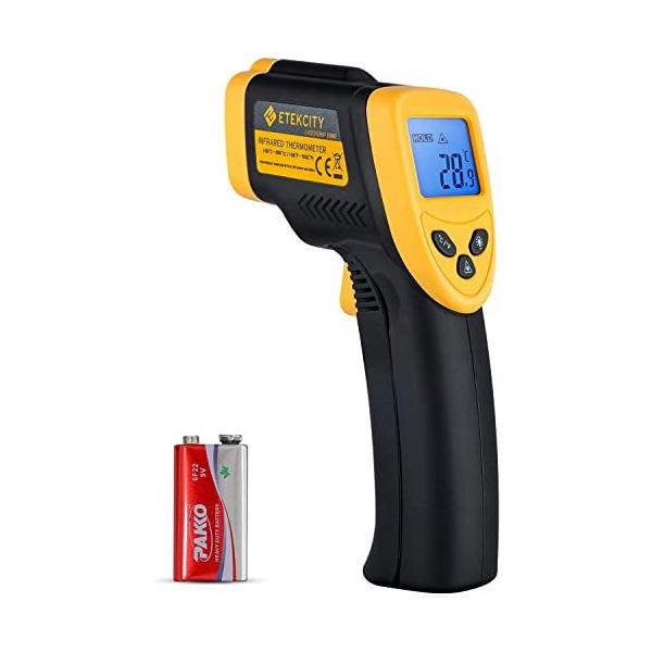 Etekcity Infrared Thermometer 1080, Digital Temperature Gun for Cooking, Non Contact Electric Laser IR Temp Gauge, Home Repairs, Handmaking,