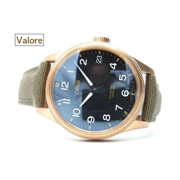 未使用品 希少モデルオリスビッグクラウンパイロットブロンズ自動巻きメンズ 01.751.7761.3164