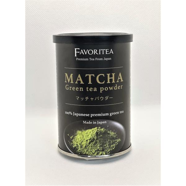 FAVORITEA プレミアム抹茶グリーンティーパウダー, 100%日本産茶葉使用, 伝統的な茶道向け, お菓子作りやラテに最適