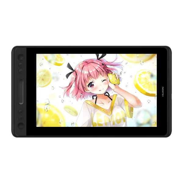 Huion Kamvas 市販 Pro12 液タブ傾き検知機能付き Adobe Rgb92 色域 ドーナツ型ペン立て付き 筆圧8192充電不要ペン アンチグレアガラス搭載 11 6インチフルhd液タブ G