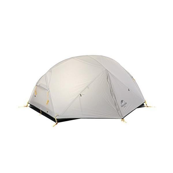 Naturehike 1人用 2人用 Mongar 超軽量 二重層 自立型 ドーム型 登山テント 日除け 防災 防雨 テント 自転車ツーリング 期間限定の激安セール グラ 虫よけに アウトドアキャンプ 防風