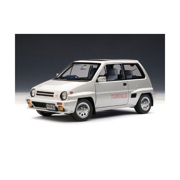 ダイキャストカー ホンダ シティ ターボII シルバー/イエロー 1 ダイキャストカー ホンダ シティ ターボII シルバー/イエロー 1