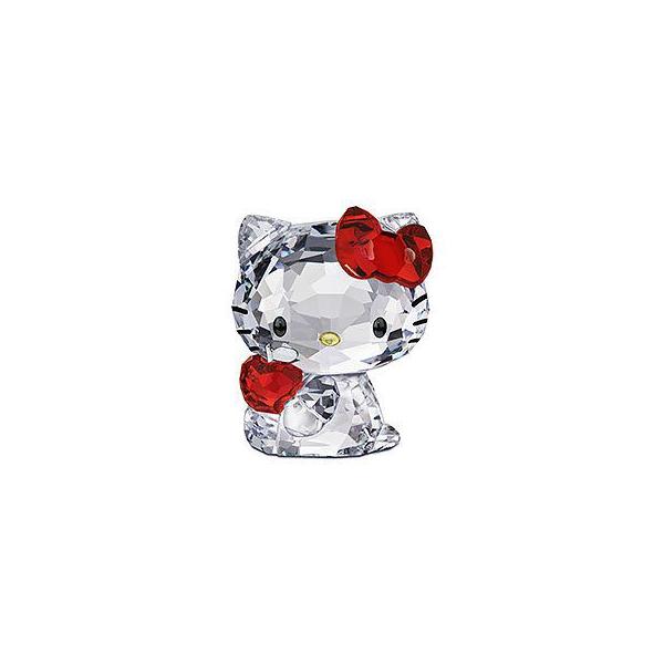 SWAROVSKI - SWAROVSKI  キティ アップル りんご  HELLO KITTY Swarovski Red Bow Red Apple Hello Kitty Figurine – Jewelry