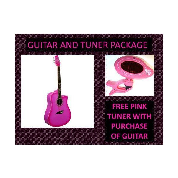 Kona Cutaway Pink Acoustic Guitar Gloss Finish Free Pink Tuner アコースティックギター アコギ Buyee Buyee Japanese Proxy Service Buy From Japan Bot Online