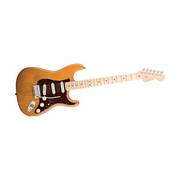 Fender American Deluxe Stratocaster Electric Guitar Amber Maple