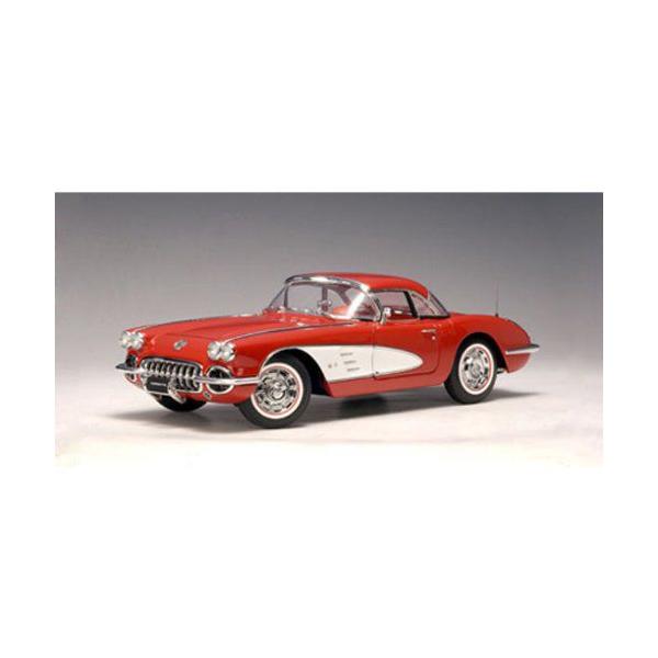ダイキャストカー 1959 シェビー コルベット ロマン レッド 1/18