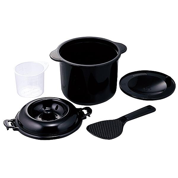 電子レンジ専用炊飯器 ちびくろちゃん 2合炊き Kks レンジ調理器 3705 調理器具 便利雑貨のバリュー通販 通販 Yahoo ショッピング