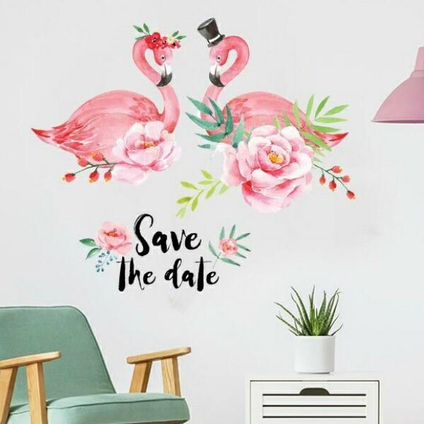 ウォールステッカー 動物 おしゃれ 鳥 花 子供部屋 フラミンゴ 英字 かっこいい フラワー シール 壁紙 風景 窓 かわいい アニマル 動物園 お風呂 癒し系 Vr Vr Value Deco Park 通販 Yahoo ショッピング