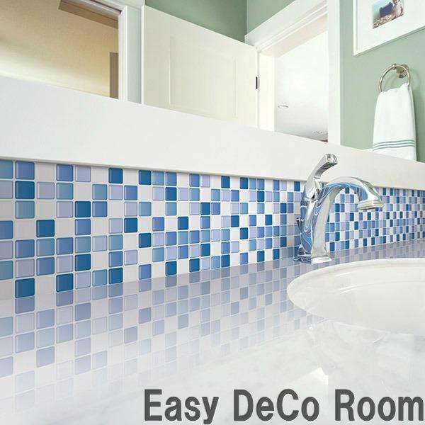 リメイクシート 白 タイル 青 北欧 おしゃれ 壁紙 シール 机 はがせる 防水 柄 モザイク キッチン 扉 Diy 台所 冷蔵庫 レトロ インテリア 洗面所 家具 Vr Vr Value Deco Park 通販 Yahoo ショッピング