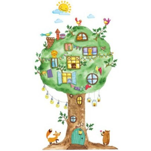 ウォールステッカー 動物 子供部屋 木 植物 おしゃれ 北欧 植物 リーフ ステッカー 壁紙 鳥 キッチン かわいい 森 幼稚園 保育園 託児所 男の子 女の子 Vr Vr Value Deco Park 通販 Yahoo ショッピング