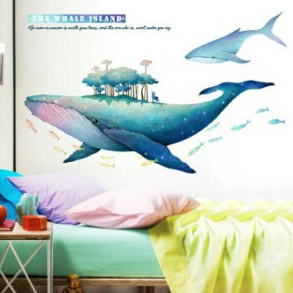 ウォールステッカー クジラ 動物 子供部屋 魚 シール 子供 海 おしゃれ かわいい 男の子 女の子 イルカ 壁紙 海中 宇宙 窓 青い 夏 ファンタジー 窓 Vr Vr Value Deco Park 通販 Yahoo ショッピング