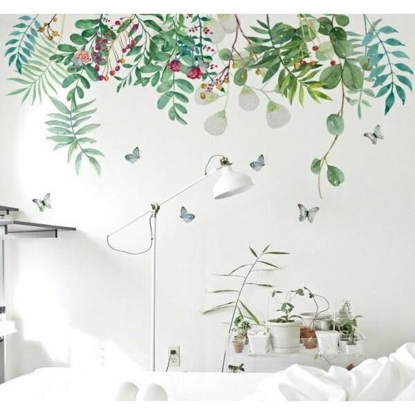 ウォールステッカー おしゃれ 植物 海 トロピカル 花 木 南国 かわいい グリーン リーフ 壁ステッカー モンステラ カフェ シンプル 森 ヤシの葉 ハワイ Vr Vr Value Deco Park 通販 Yahoo ショッピング