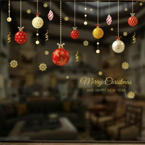 ウォールステッカー クリスマス おしゃれ クリスマスツリー ウィンドウ ステッカー トナカイ サンタ サンタクロース かわいい 背景 窓 ガラス 壁 飾り Vr Vr Value Deco Park 通販 Yahoo ショッピング