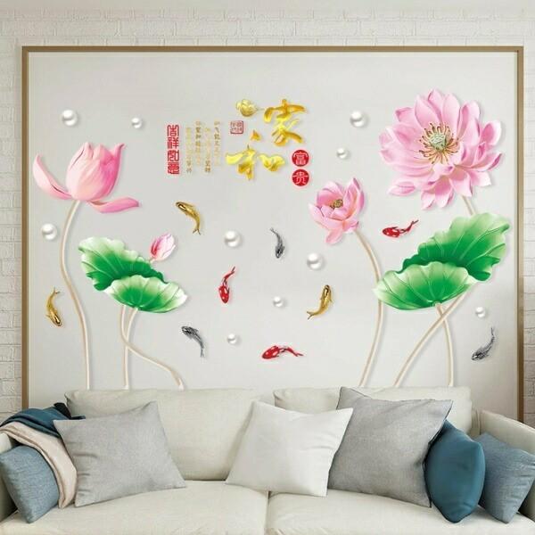 ウォールステッカー 花 植物 おしゃれ 蓮 背景 インテリア 雑貨 文字 お正月 モダン 和柄 和風 和室 木 魚 ステッカー 2枚 ピンク 夏 鯉 蓮池 和モダン Vr Vr Value Deco Park 通販 Yahoo ショッピング