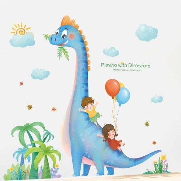 ウォールステッカー 動物 恐竜 かわいい 子供部屋 子供 おしゃれ ステッカー 男の子 女の子 壁紙 トイレ シール 誕生日 ファンタジー 子ども 風船 Vr Vr Value Deco Park 通販 Yahoo ショッピング