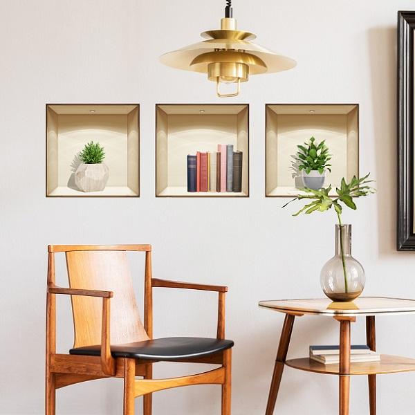 ■シール式のウォールステッカー です。■台紙から取り外し、簡単に貼っていただけます。■シールタイプですのでＤＩＹが初めてのお客様も楽しく安全に貼っていただけます。■シートサイズ 1枚あたり32cm×32cm■3枚入り1組■made in c...