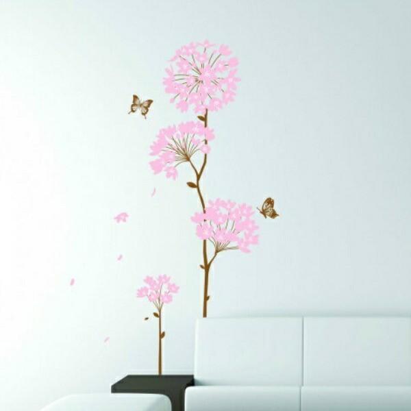 ウォールステッカー おしゃれ 花 北欧 カフェ 植物 蝶 桜 ウオールステッカー モダン 桜 大きな花 フラワー アジアン デコシール 壁紙 トイレ 木 日本 Vr0351 Vr0351 Value Deco Park 通販 Yahoo ショッピング