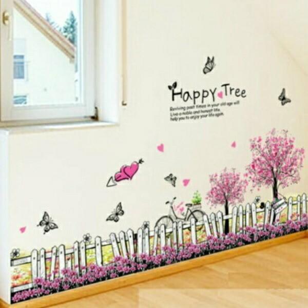 ウォールステッカー 植物 花 おしゃれ フラワー 北欧 ウオールシール 壁紙シール 蝶 風景 英字 カフェ モダン 窓 フェンス 木 花壇 景色 ピンク 紫 Vr0538 Vr0538 Value Deco Park 通販 Yahoo ショッピング