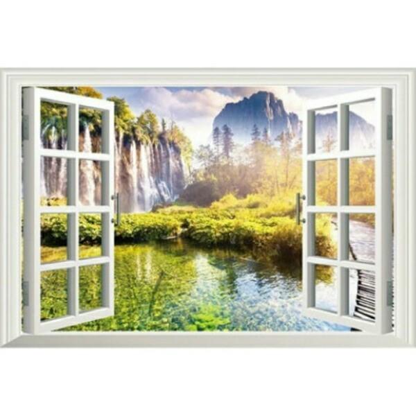 ウォールステッカー 窓 風景 植物 トイレ おしゃれ お風呂 アイビー ウォールシール 北欧 かわいい インテリア ステッカー グリーン 緑 リース 花 木 Vr0546 Vr0546 Value Deco Park 通販 Yahoo ショッピング