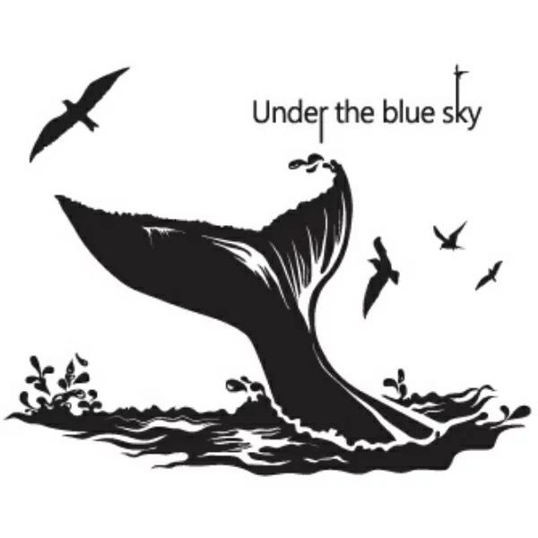 ウォールステッカー 海 動物 おしゃれ モノトーン クジラ 魚 カフェ モダン 子供部屋 くじら アニマル 鯨 文字 英文字 転写 壁紙 英字 高級感 玄関 Vr0672 Vr0672 Value Deco Park 通販 Yahoo ショッピング