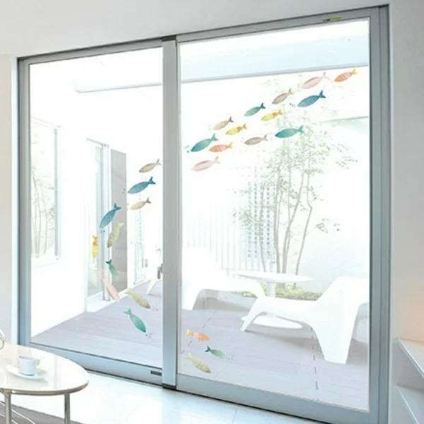ウォールステッカー 魚 海 動物 お風呂 ステッカー 魚群 海中 和柄 アジアン 和 ステッカー 和風 自然 シール 花 ウオール 泡 波 窓 天井 リビング Vr0685 Vr0685 Value Deco Park 通販 Yahoo ショッピング
