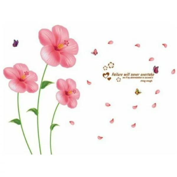 ウォールステッカー 花 植物 蝶 ステッカー ハイビスカス 綺麗な花 おしゃれ 英文 シール カフェ モダン コスモス 薔薇 アサガオ ハート 窓 赤色 ピンク Vr0713 Vr0713 Value Deco Park 通販 Yahoo ショッピング