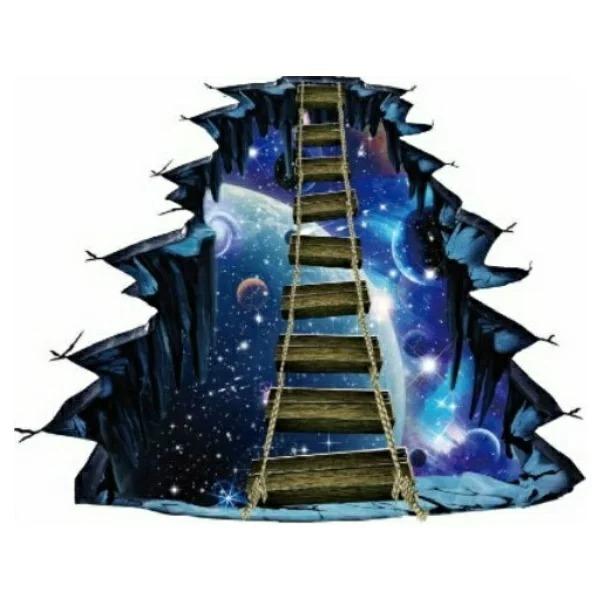 ウォールステッカー 窓 宇宙 子供部屋 壁穴 惑星 男の子 女の子