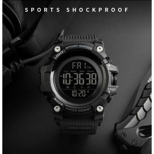 腕時計 ショックプルーフ ミリタリーウォッチ デジタル メンズ 防水 アラーム タイマー ストップウォッチ Led 日付 日本語取扱説明書 スポーツ Skmei Buyee Buyee Japanese Proxy Service Buy From Japan Bot Online