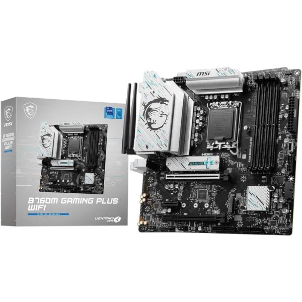 MSIマザーボード B760M CPUセット MSIマザーボード B760M GAMING PLUS WIFI 第14/13/12世代Intel CPU