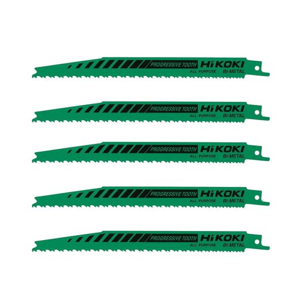 HiKOKI(ハイコーキ) セーバーソーブレード レシプロソーブレード NO.132 全長203mm 6~11山/インチ 5枚入 リフォーム用 0031-8621