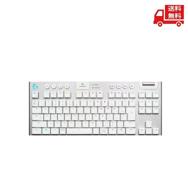 他サイト： ☆ Logicool G ロジクール ゲーミングキーボード タクタイル ホワイト G913-TKL-TCWH メカニカルキーボード Micro USB LIGHTSPEED Bluetooth 有線 無線 送料無料の商品画像