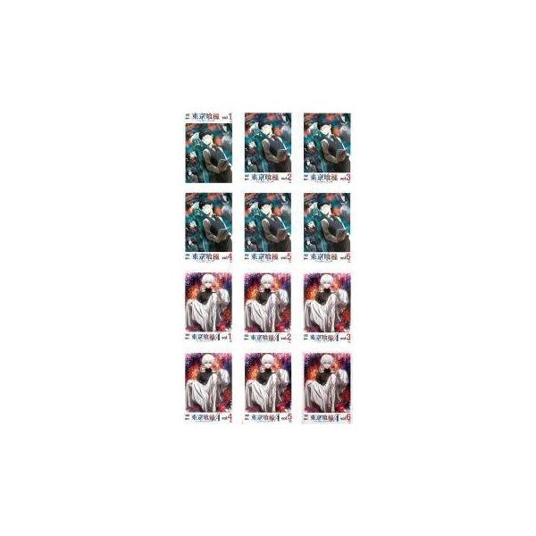 東京喰種 トーキョーグール 全12枚 ( 全6巻 + √A 全6巻 ) レンタル落ち 全巻セット 中古 DVD アニメ