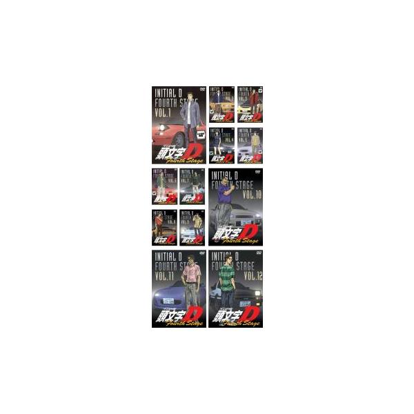 頭文字D fourth stage DVD 全巻セット　レンタル落ち 頭文字 イニシャル D Fourth Stage 全12枚 ACT 1〜24 レンタル落ち