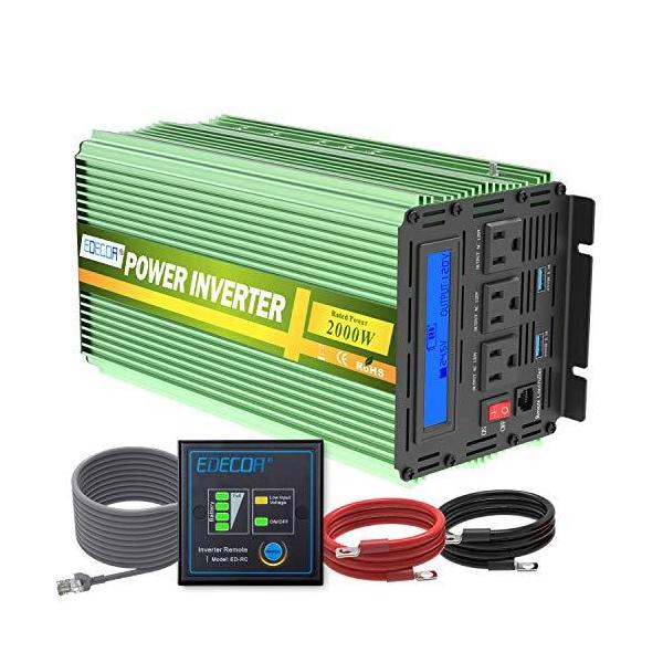 EDECOA パワーインバータ DPM20-24V 自動車用 インバーター 