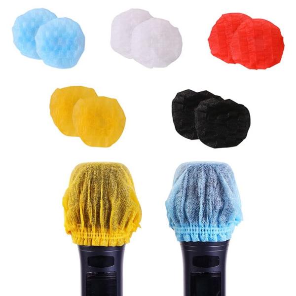 【商品名】　マイクカバー 使い捨て 不織布 抗菌 個包装 200個入 多色 ノイズ防止 防風 防塵 防飛沫 雑音防止 カラオケ用 講演 会議用 (5色)★★ラッピングについて★★当店ではラッピングは承っておりません。ご了承くださいませ。★★...