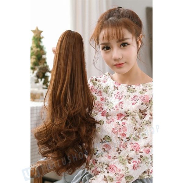 耐熱 ツインテール 50cm レディース 巻き髪 カツラ 増えす 自然 欧米風 可愛い