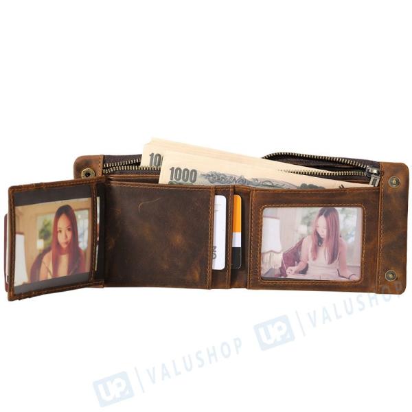 軽い 当店は最高な サービスを提供します 薄い メンズ 財布 大容量 復古風 彼氏 2色 オシャレ カジュアル プレゼント