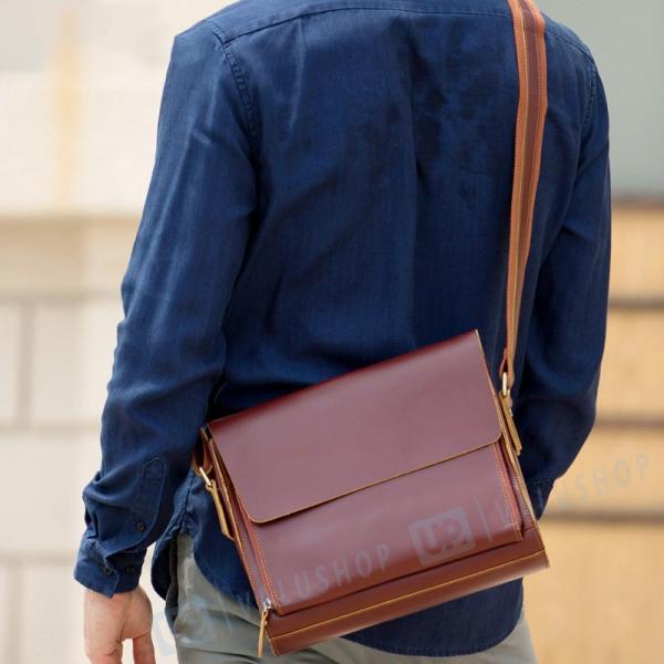 激安卸販売新品 イギリス風 ショルダーバッグ 高級 ビジネス 本革 定番 プレゼント メンズ 商務