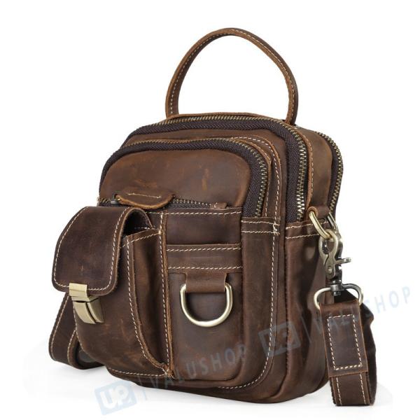 腰掛け ミニバッグ メンズ 祝日 かっこいい 外出 本革 ショルダーバッグ オシャレ