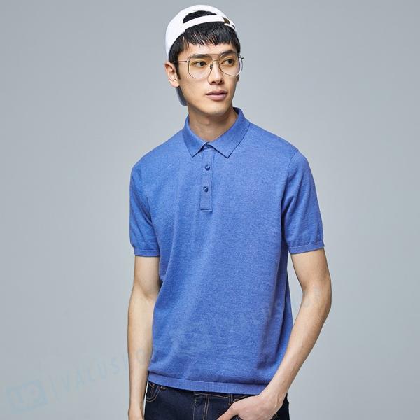 多色 新作 カジュアル 夏 無地 定番 通勤 紳士服 ポロシャツ メンズ 半袖 ゴルフ ボーダー 通気
