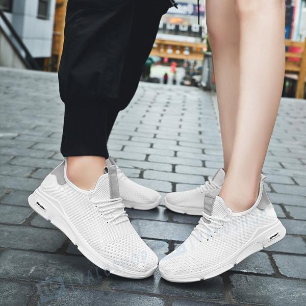 春夏 スニーカー メンズ 靴 カジュアル おしゃれ 疲れない 通気性 シューズ メンズスニーカー 軽量 4年保証