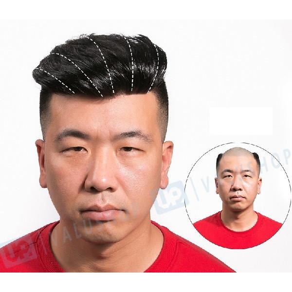 高級 オシャレ 人毛ウィッグ 上品 男性用 かつら 人気 おすすめ 増える ショート ウィッグ 手織り メンズ 通気性 自然