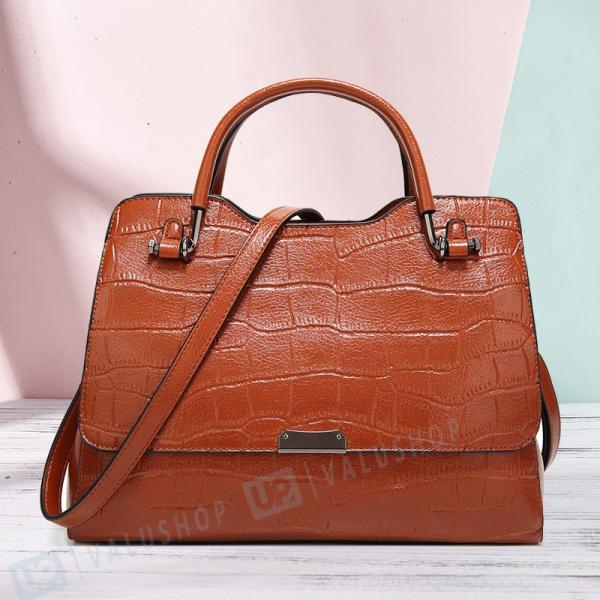 ワニ模様 価格 交渉 送料無料 ショルダーバッグ レディース 斜めがけ カジュアル手提げ 大容量 おしゃれ 無地 便利 バッグ 出勤 軽い