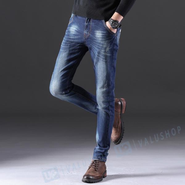 ストレッチ 送料無料でお届けします デニム スキニーデニム メンズ カジュアル ジーンズ アンクル丈 スキニー パンツ