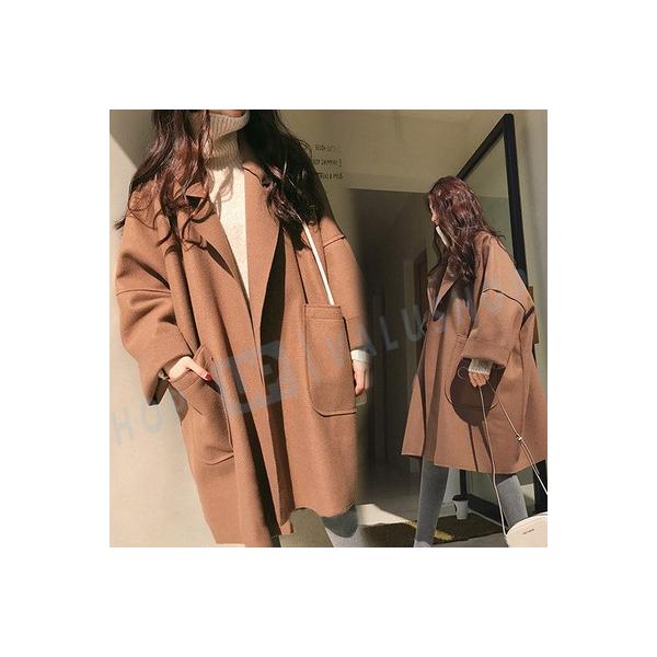 秋 新作 韓国風 ゆったり 長袖 新品未使用正規品 コート レディース おしゃれ 代30代 素敵 カジュアル